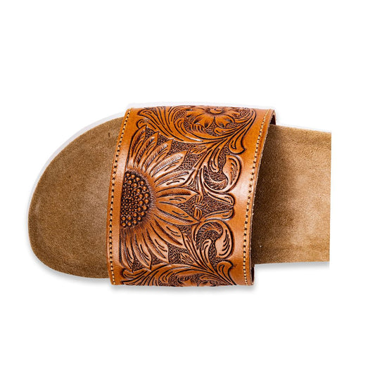 S-9661 Dottie Hand tooled Sandals