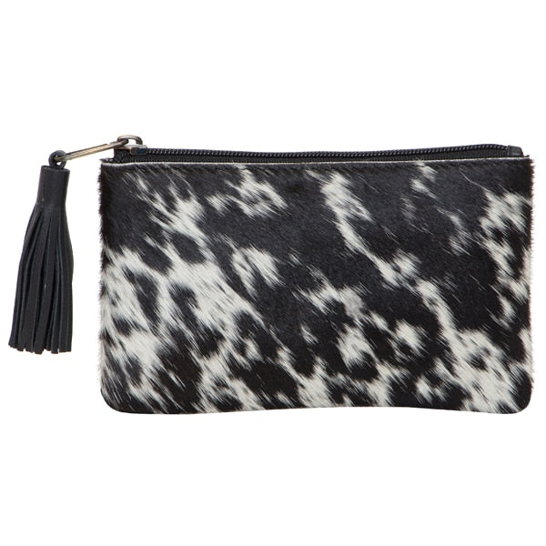 1374YORKBLK  York hide Pouch Black