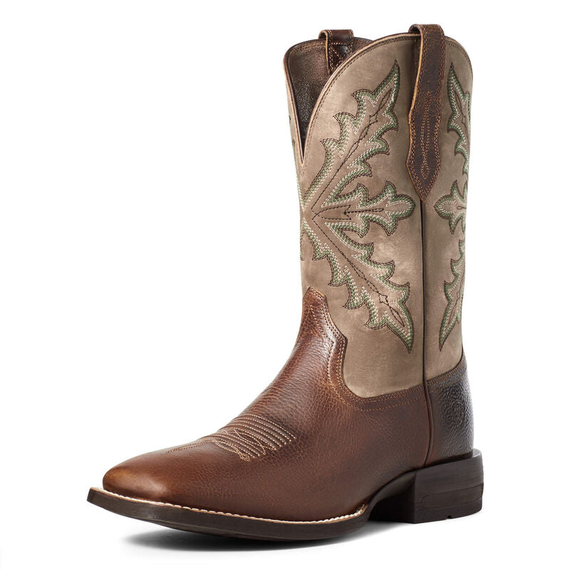 10035901 Ariat Men's Qualifier Champ Brown/Rosin Tan