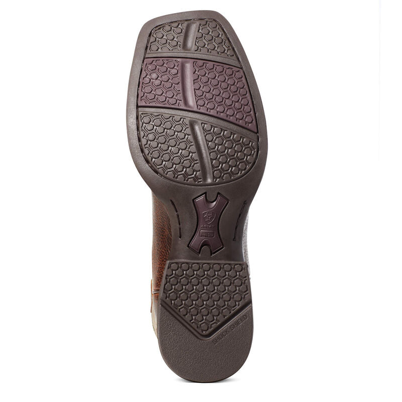 10035901 Ariat Men's Qualifier Champ Brown/Rosin Tan