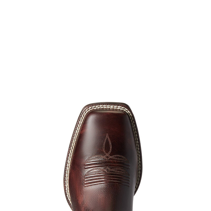 10038359 Ariat Men's Slim Zip Ultra Hand Stained Red - Brown