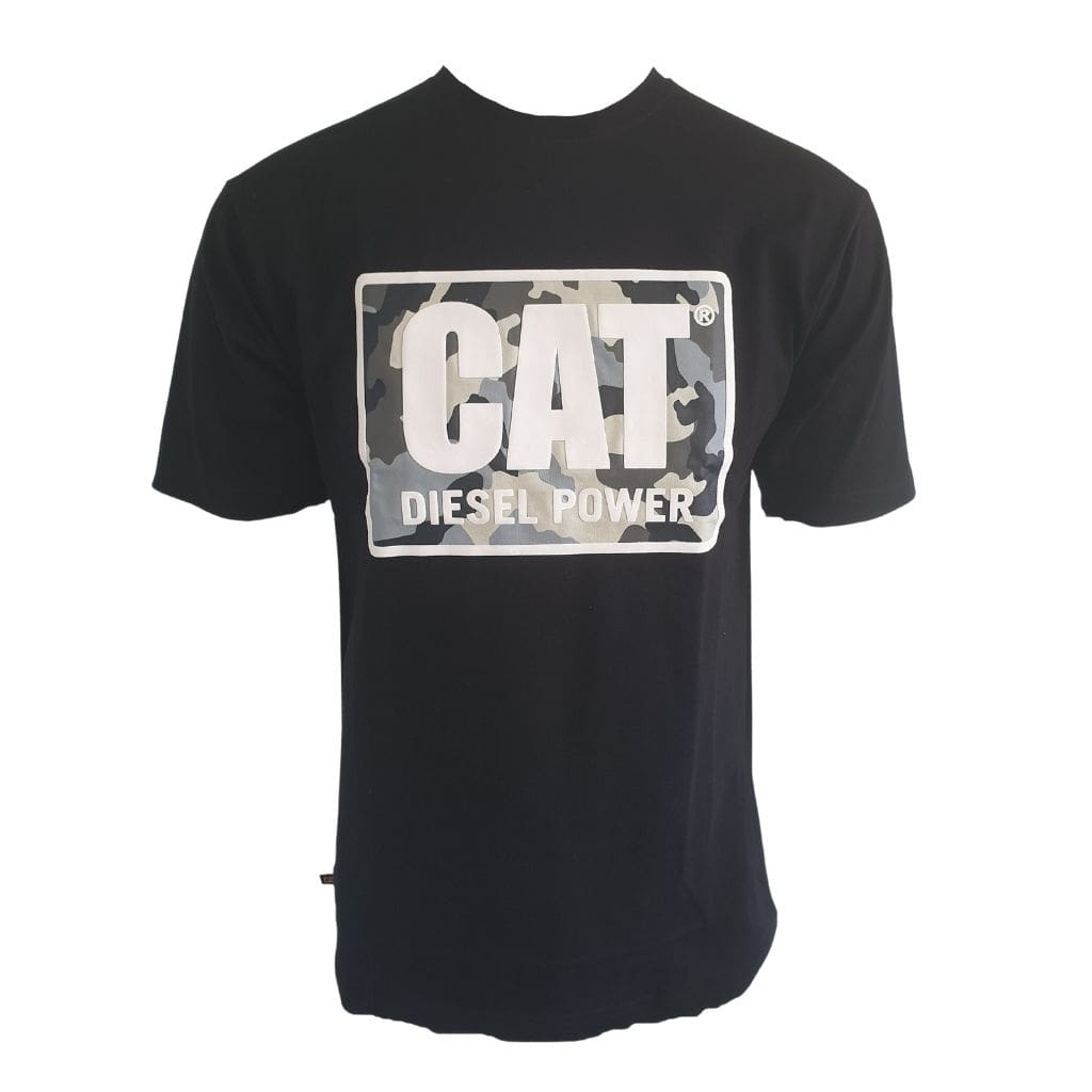1510451 Cat Diesel Power Tee Black Neo Camo