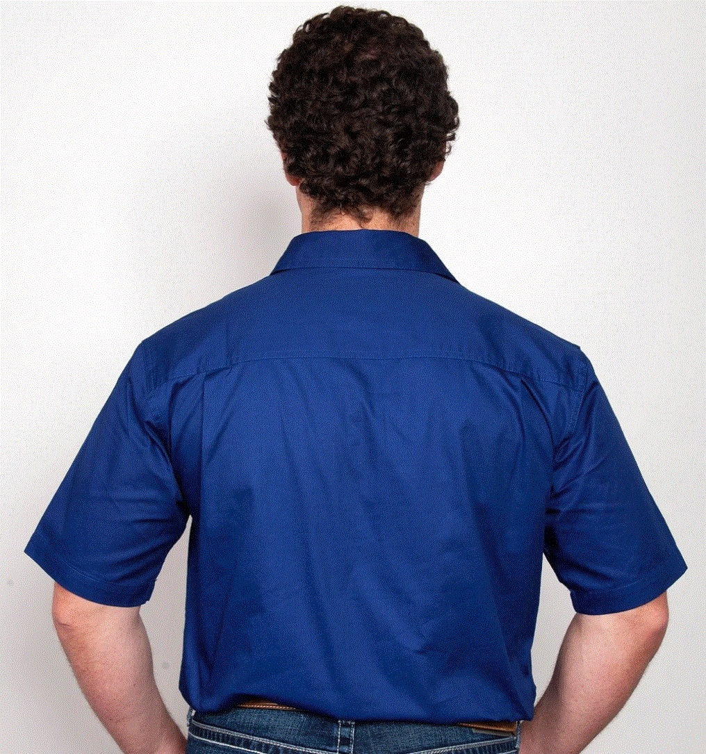 10104CBT Just Country Mens Adam Work Shirt Short Sleeve