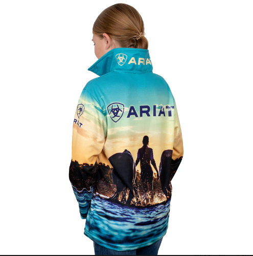 3001CLSP Ariat GLS Fishing Shirt Western Horses