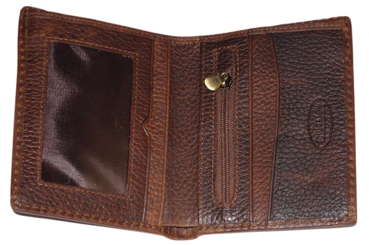 5013-B Floral Tooled Bull rider Wallet