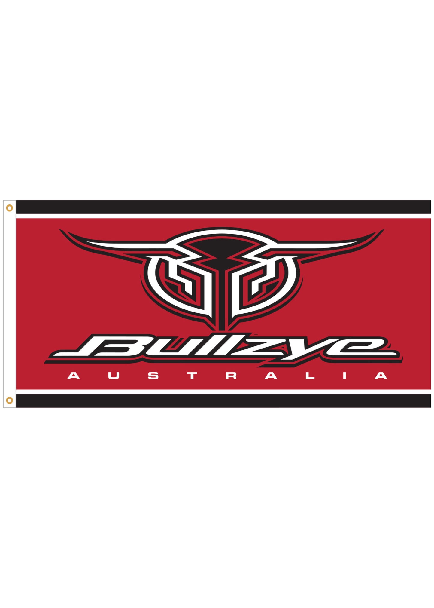 B0S1911FLG Bullzye Logo Flag Red/Black