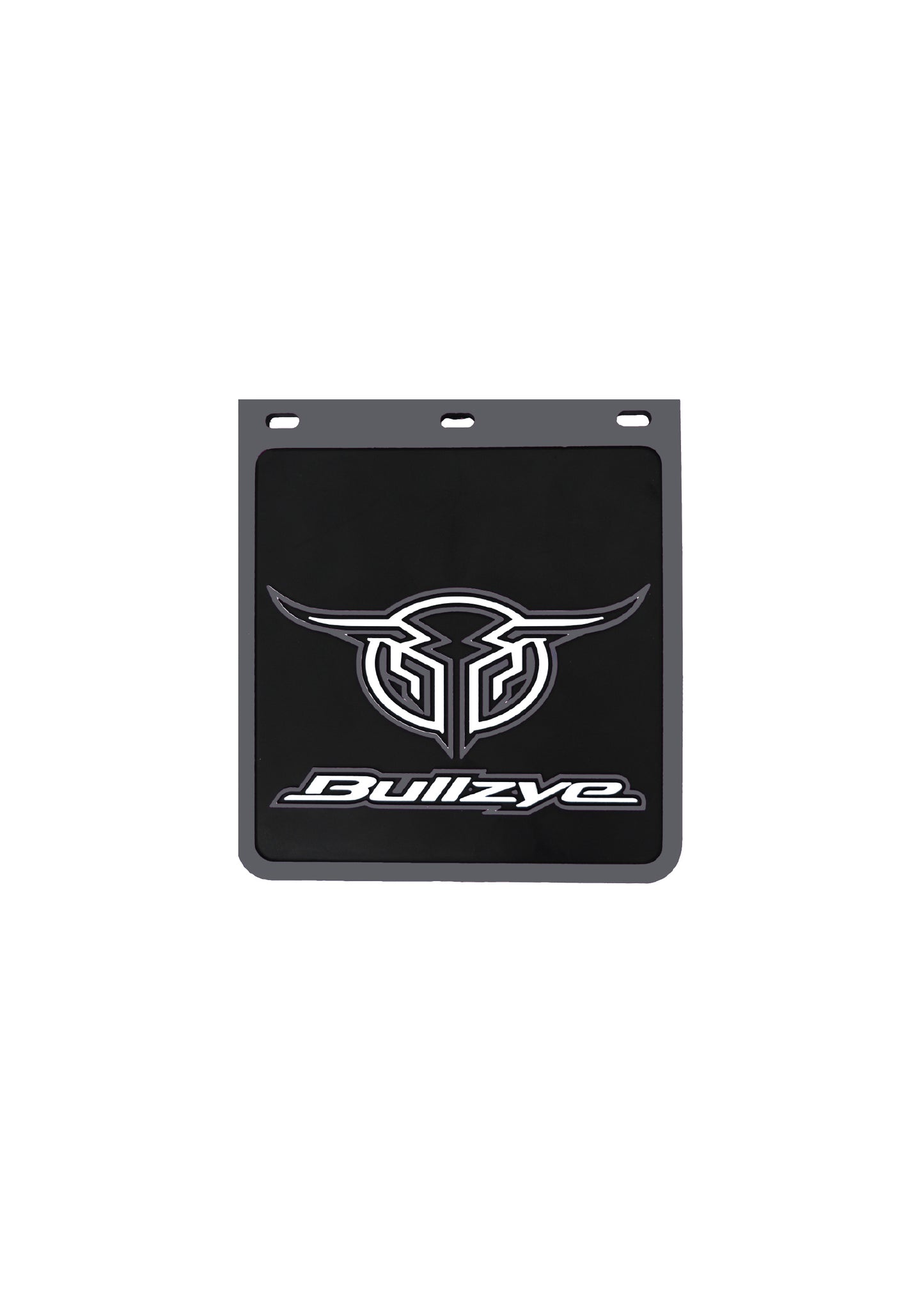 B0S1912MUD Bullzye Logo Mudflap- Size A Grey PAIR