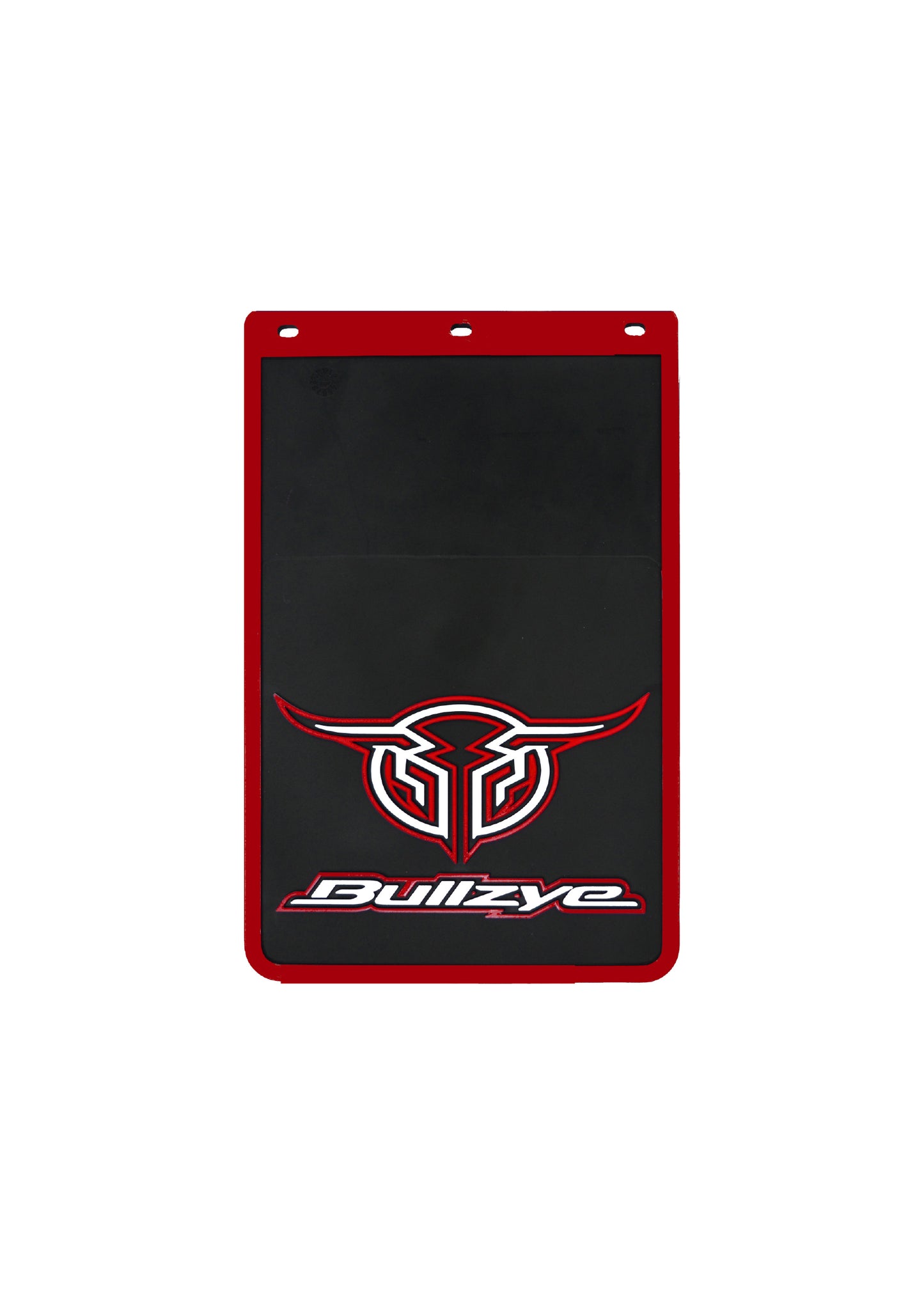 B0S1913MUD Bullzye Logo Mudflap- Size B red PAIR