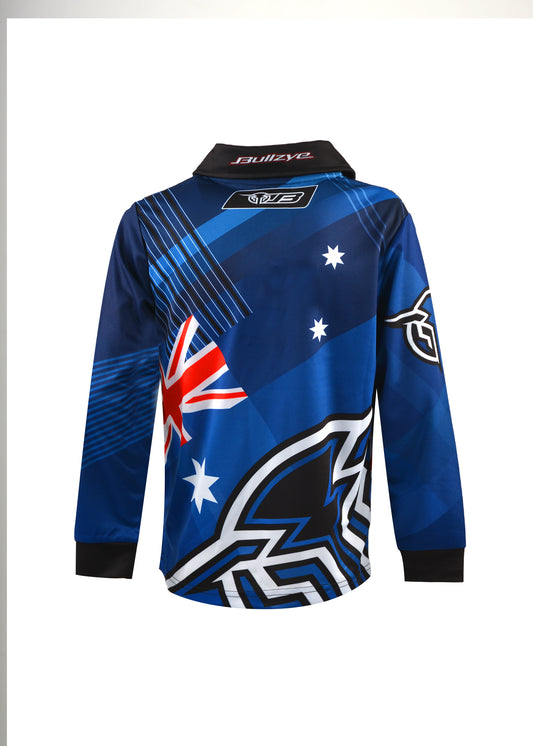 B1S3568134 Bullzye Boy's National L/S Tee