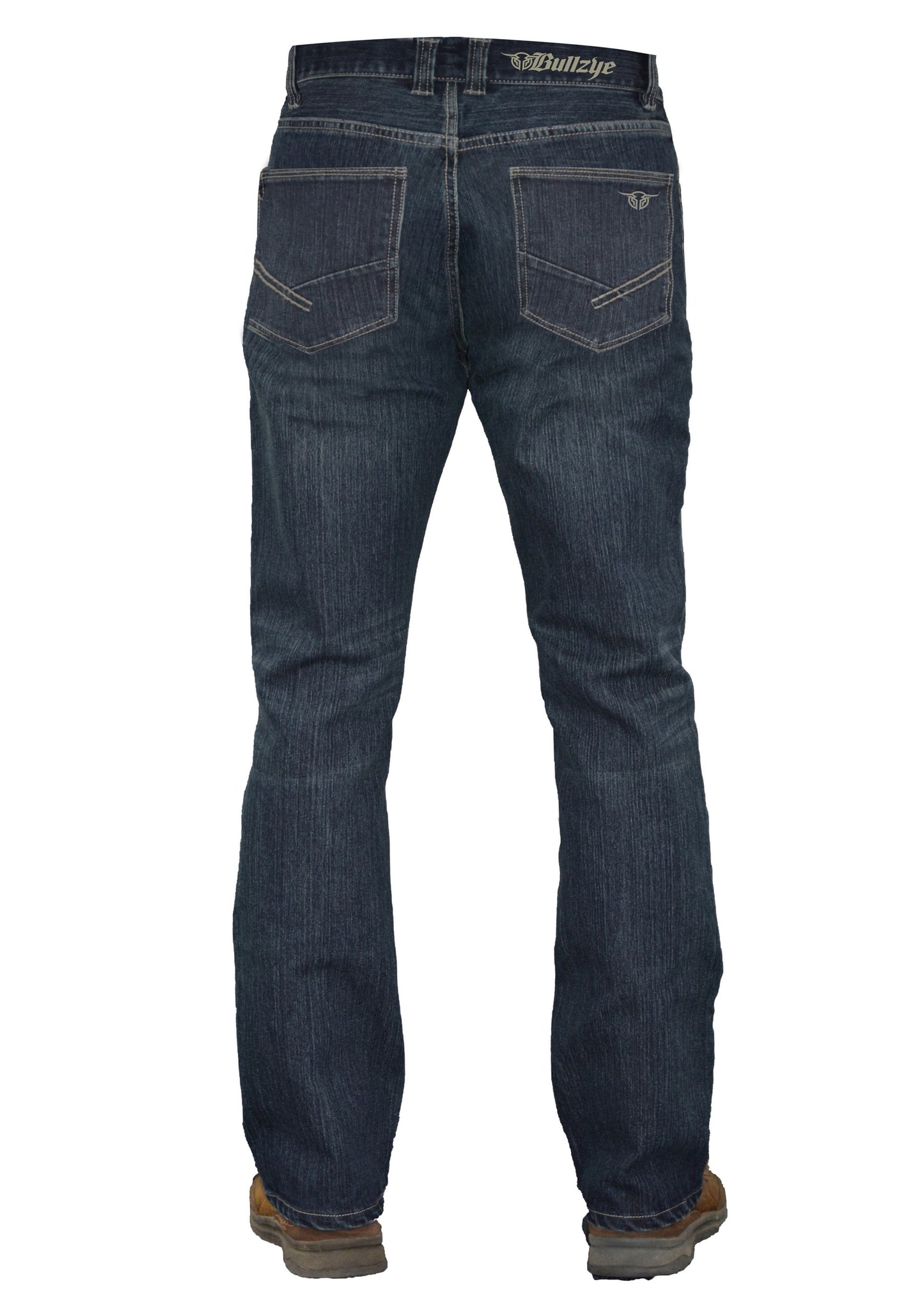 BCP1200042 Bullzye Men's Lever Denim Jean Stanley Wash