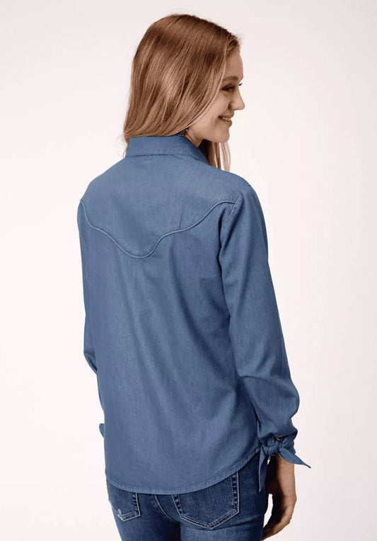 3-39-513-2047GY Roper Women's Follow Your Heart Tee