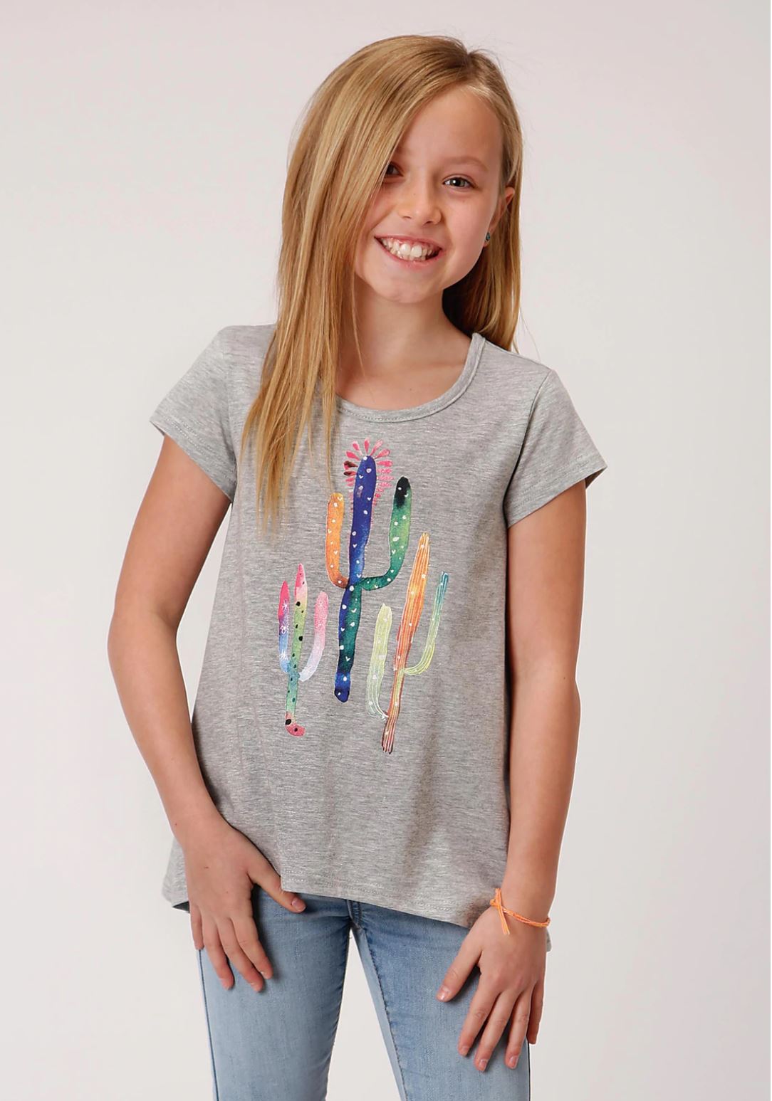 3-09-513-2047GY Roper Girls Tee