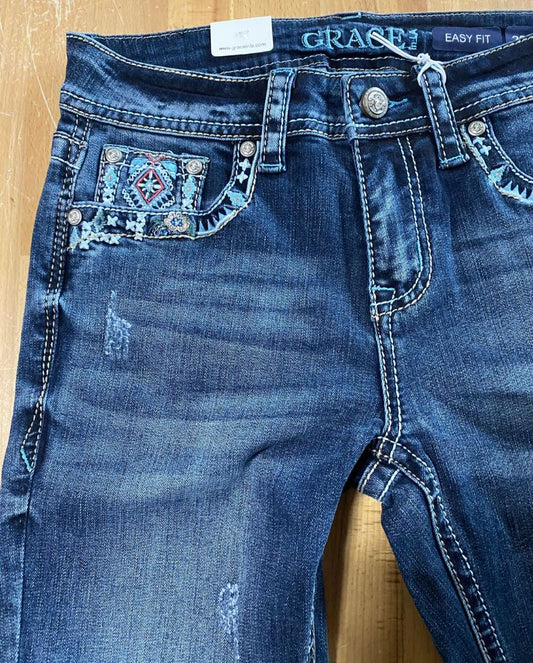 EB61622 Grace in LA Skull Jean