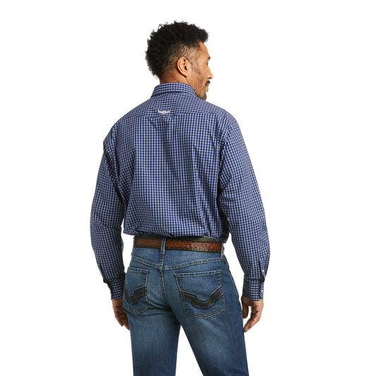 10036976 Ariat Men's Relentless Stalwart Performance Stretch Classic LS Snap Button Shirt