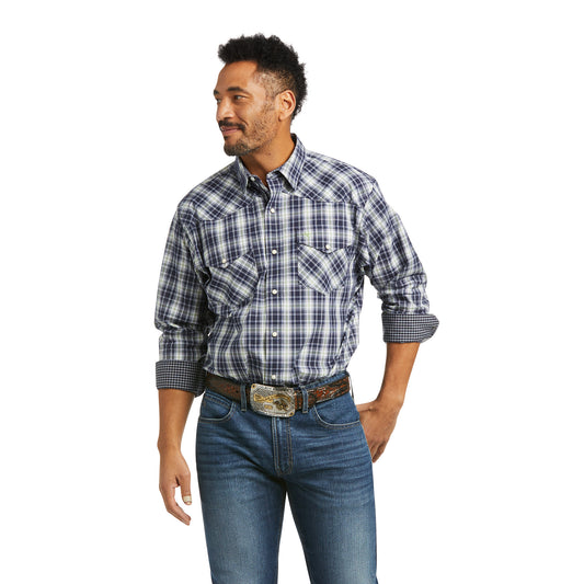 10036978 Ariat Men's RelentlessValorous Performance Stretch Classic LS Snap Button Shirt