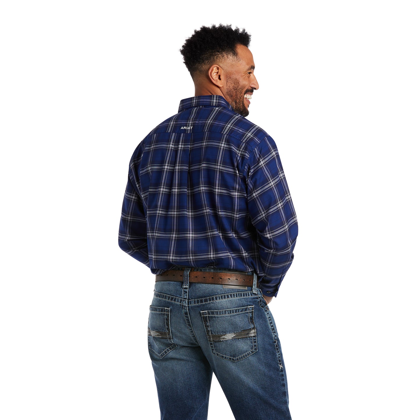10038102 Ariat Men's Brenton Stretch Classic Fit LS Shirt