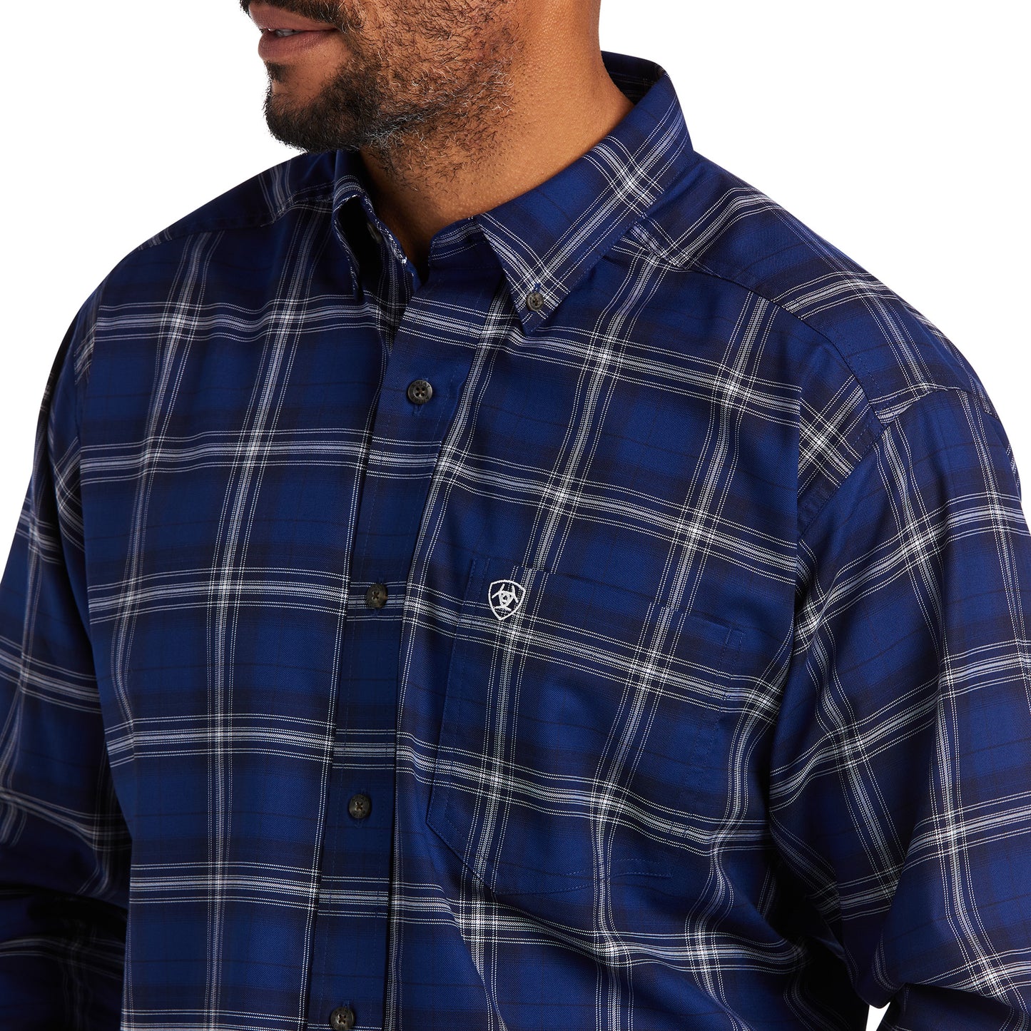 10038102 Ariat Men's Brenton Stretch Classic Fit LS Shirt