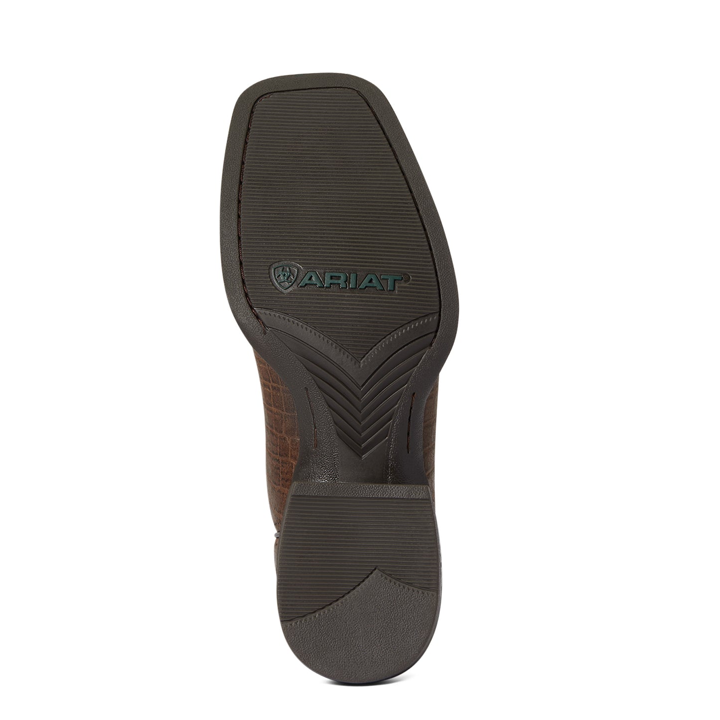 10038501 Ariat Men's Sport Buck Out Chocolate Croc Print/Deep Azul