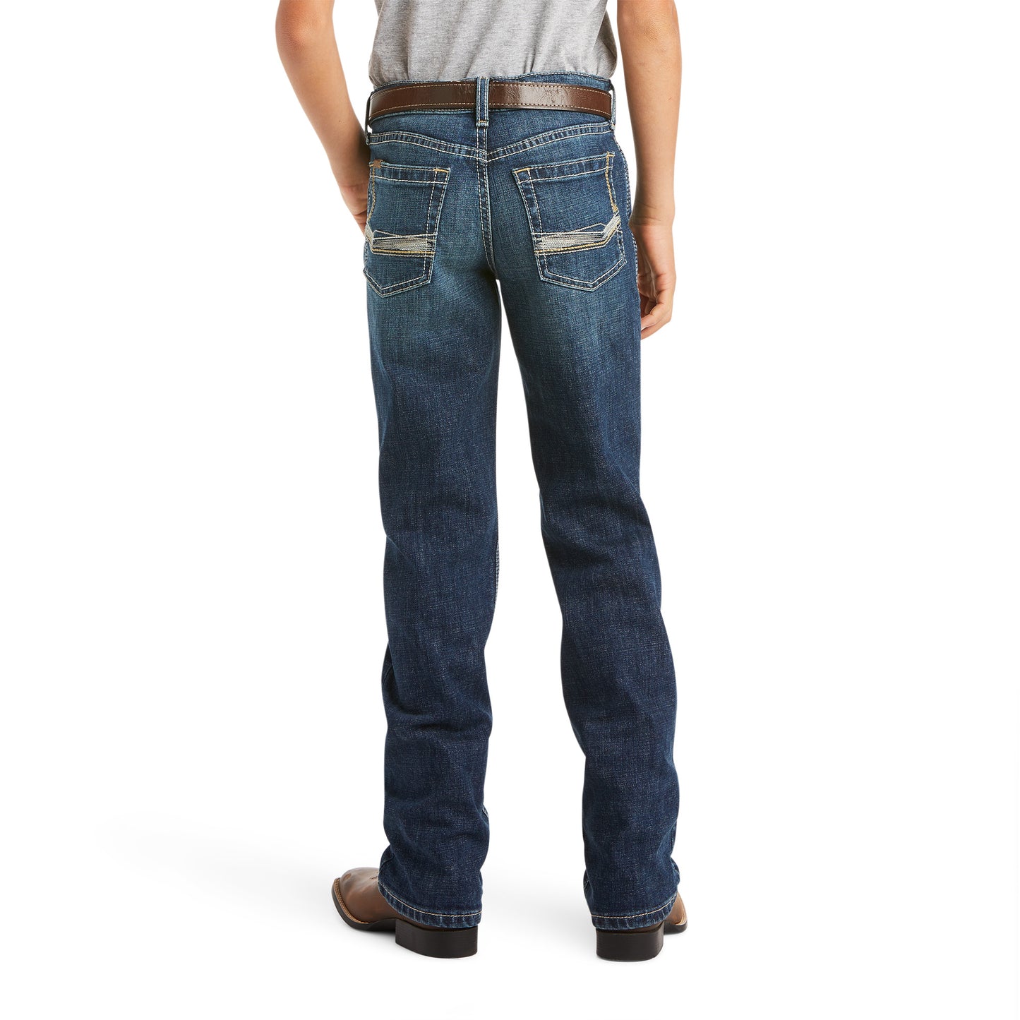 10036855 Ariat Boys B5 Slim Straight Leg Matteo Denali