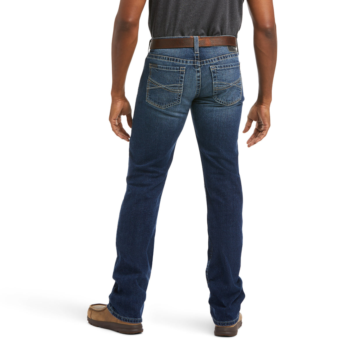 10036876 Ariat Men's M7 Rocker Straight Leg Stretch 3D Grafton Pine Wash 32' Leg