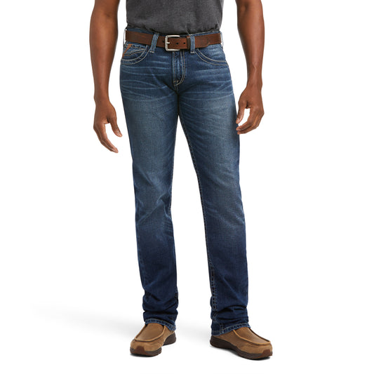 10036876 Ariat Men's M7 Rocker Straight Leg Stretch 3D Grafton Pine Wash 34' Leg