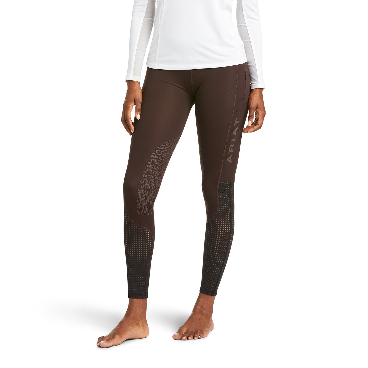 10037367 Ariat Women's EOS KP Tight Chocovine