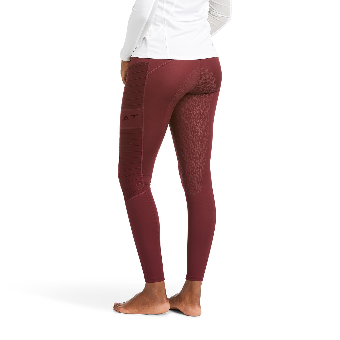 10037442 Ariat Women's EOS Moto FS Tight Winsor Wine