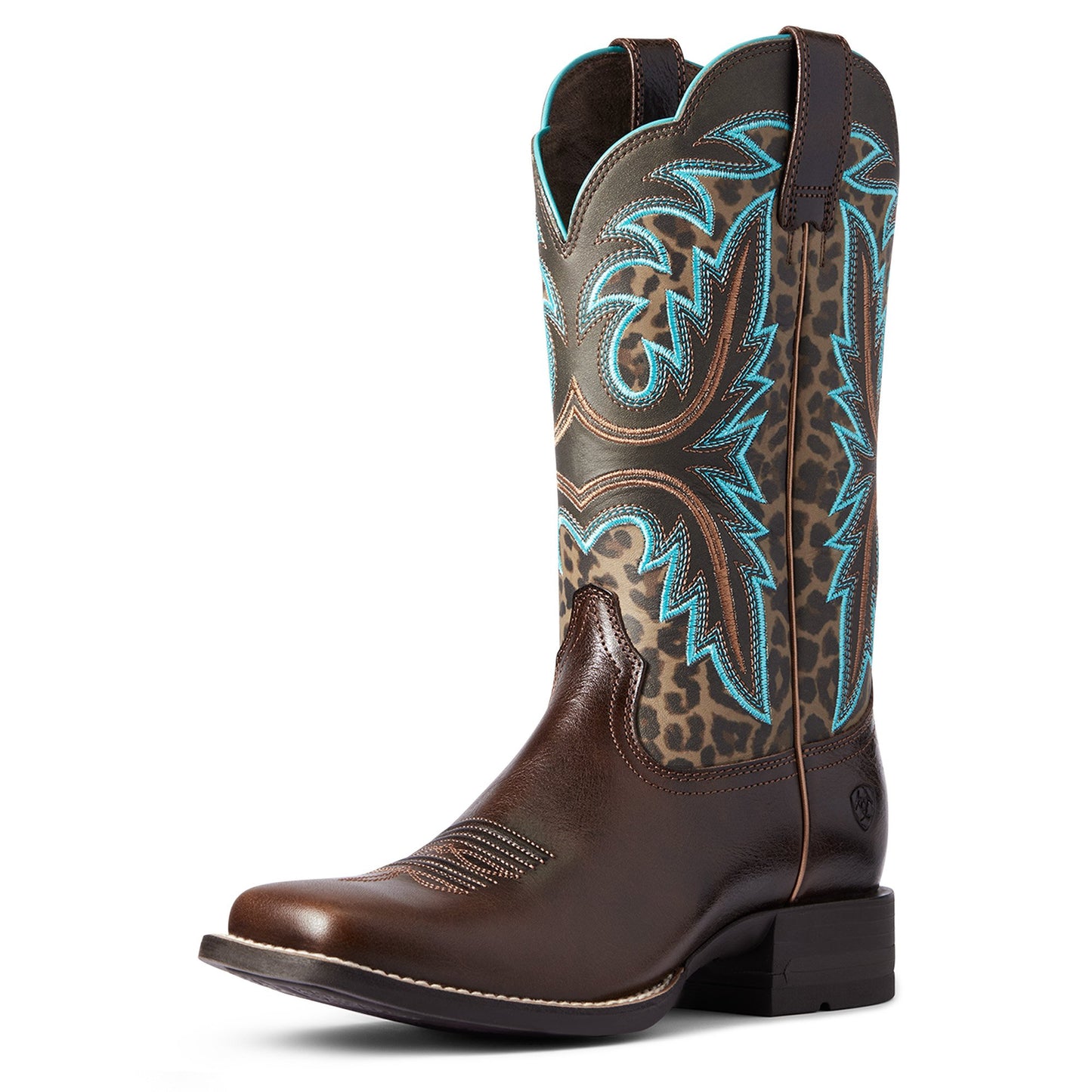 10038276 Ariat Women's Lonestar Chocolate Chip/Leopard Print