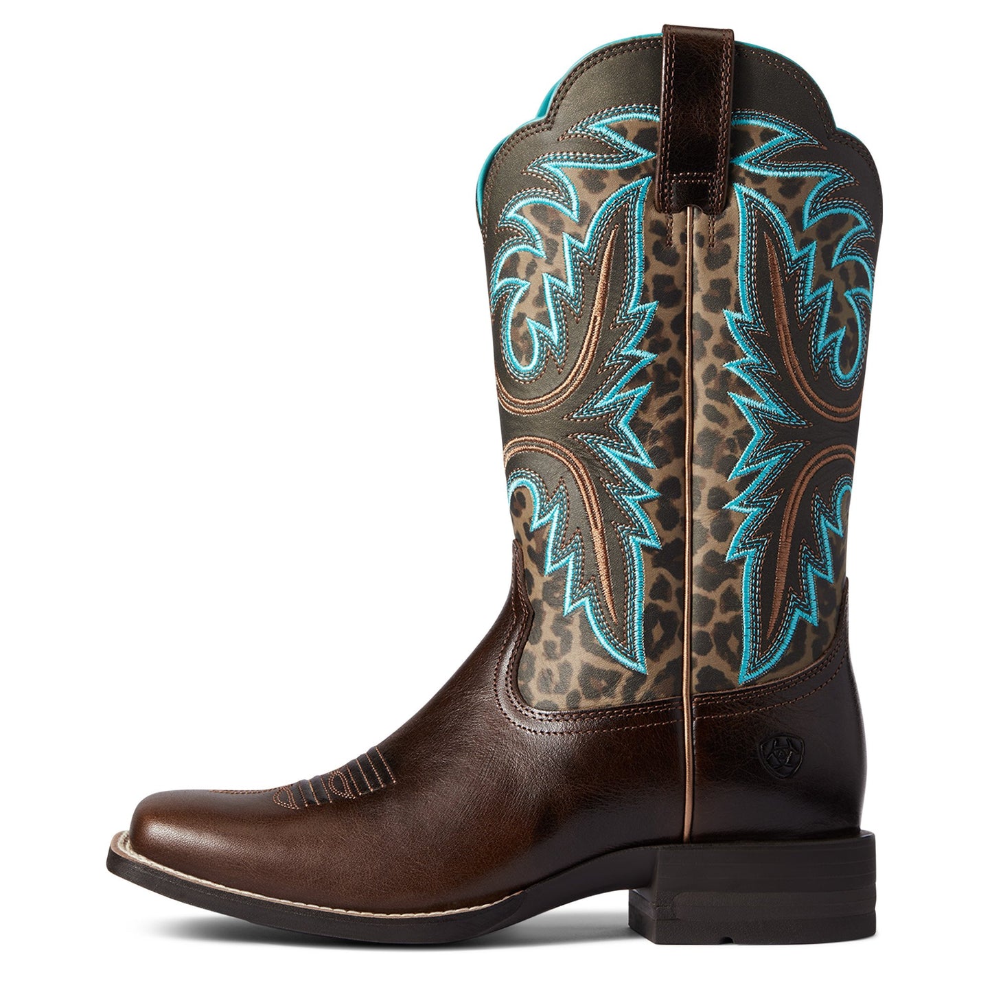 10038276 Ariat Women's Lonestar Chocolate Chip/Leopard Print