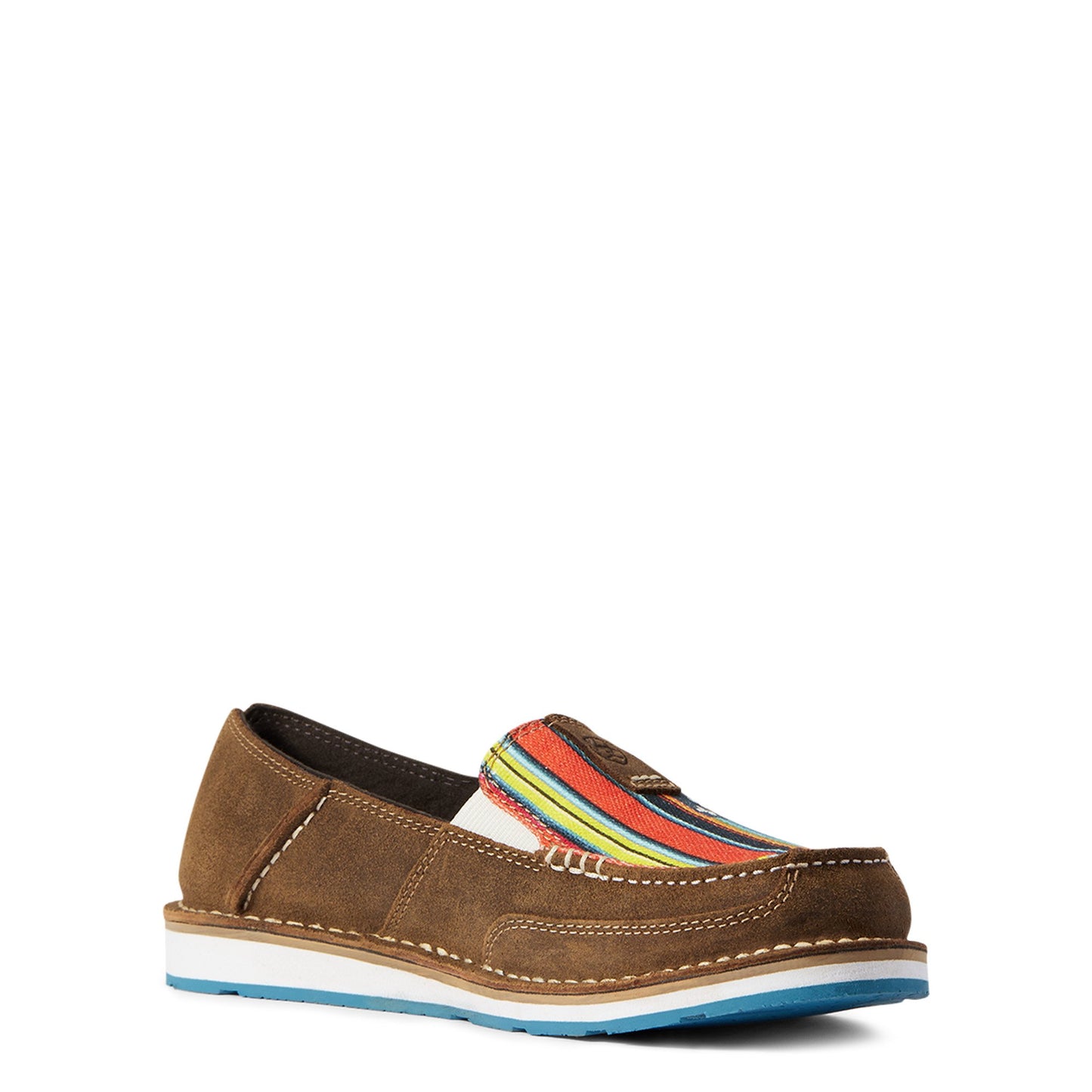 10038411  Ariat Womens Cruiser Chipmunk Suede/Serape Flag