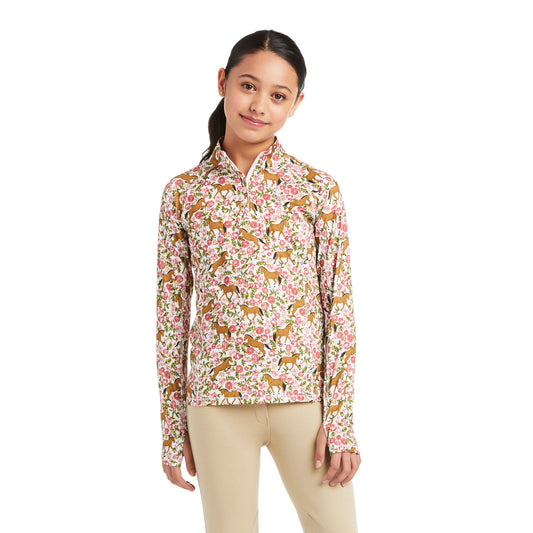 10037459 Ariat Youth Lowell 2.0 1/4 Zip LS Base layer