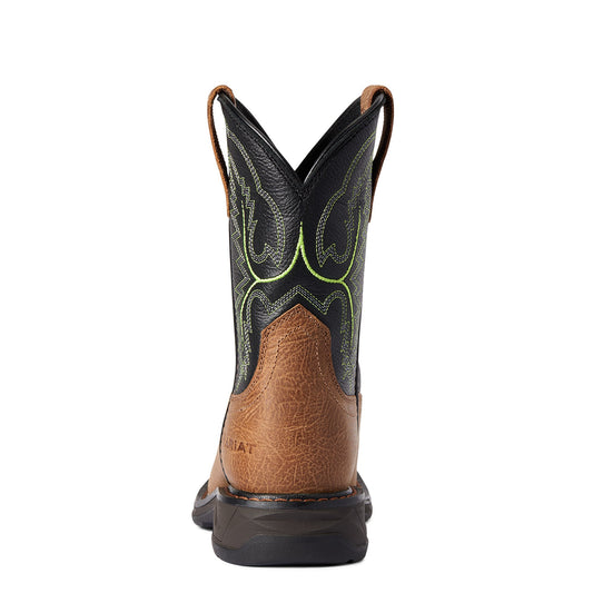 10035884 Ariat Kid's Workhog XT Wide Square Toe Tumbled Bark/Dark Forest