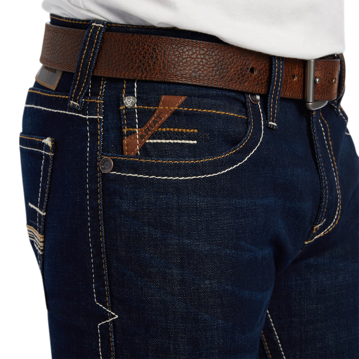 10041088 Ariat Mns M7 Slim Fit Straight Leg Ranger Rockport