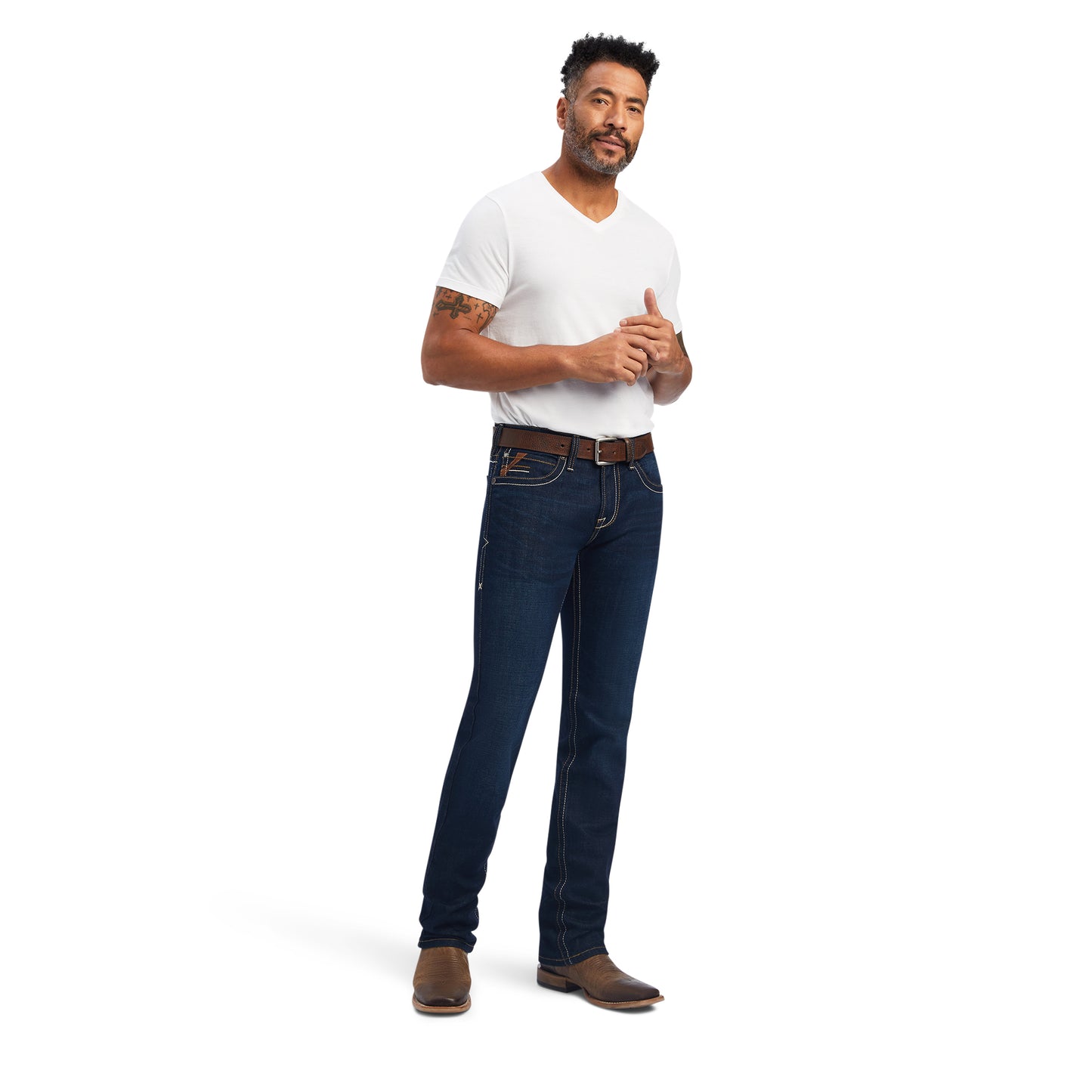 10041088 Ariat Mns M7 Slim Fit Straight Leg Ranger Rockport
