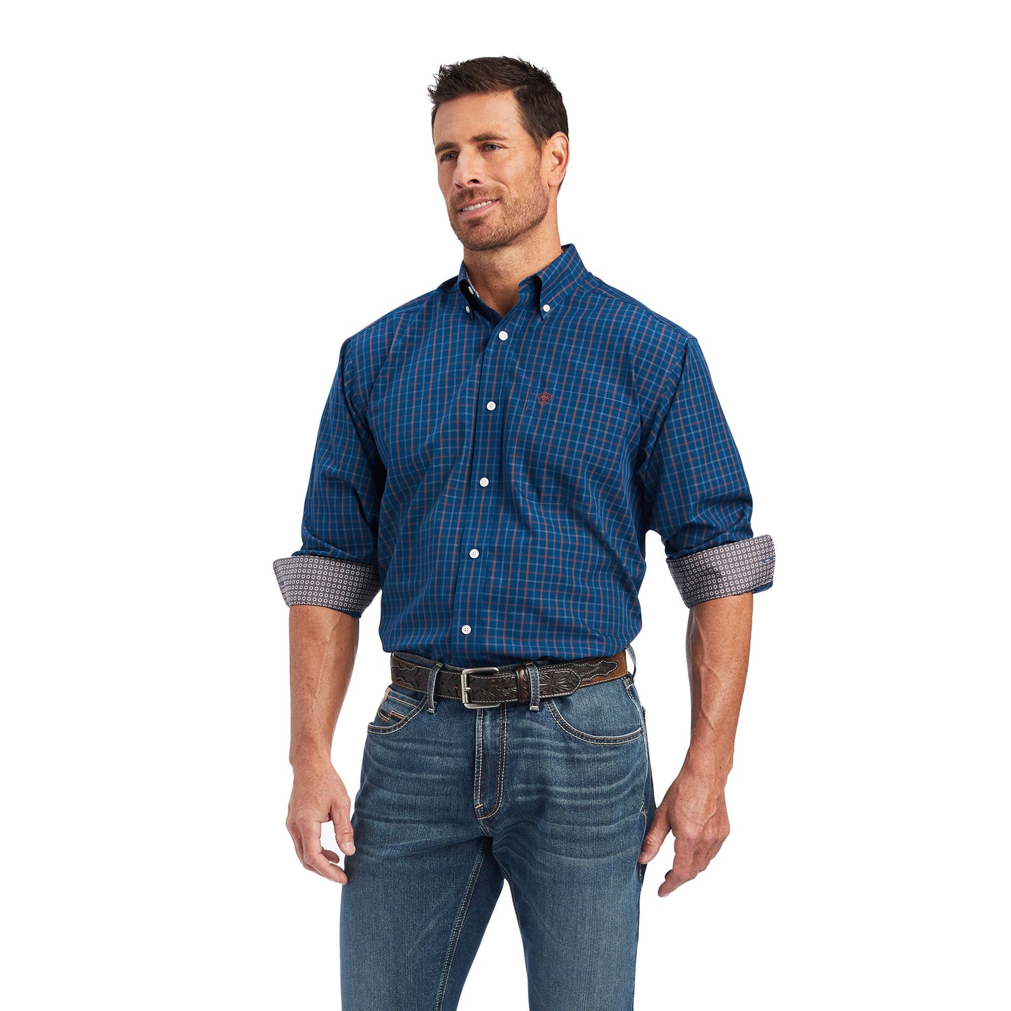 10041571 Ariat Men's Wrinkle free Sebastian Classic LS Shirt