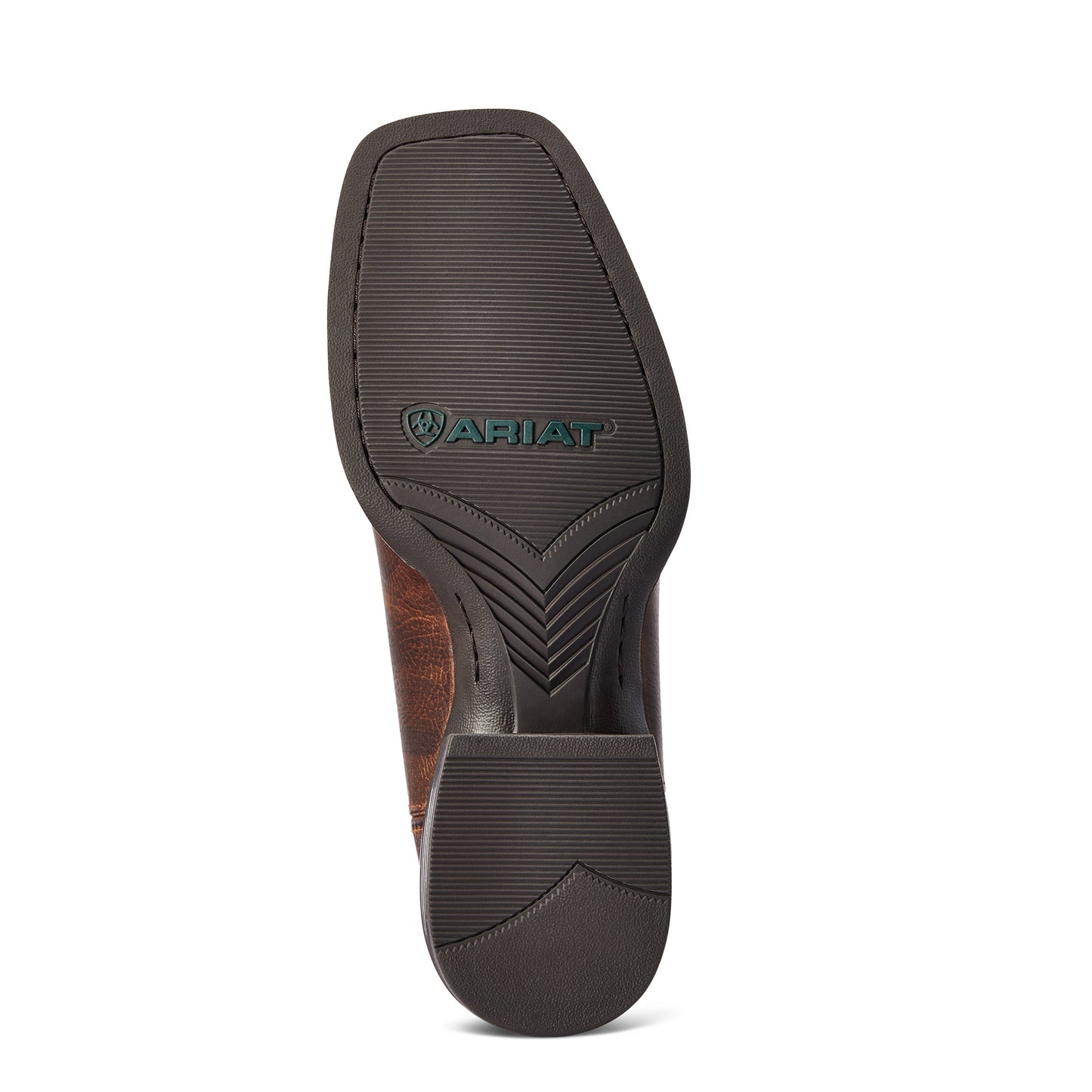 10042391 Ariat Men's Sport Pardner Matte Rebel Brown/ Blood red