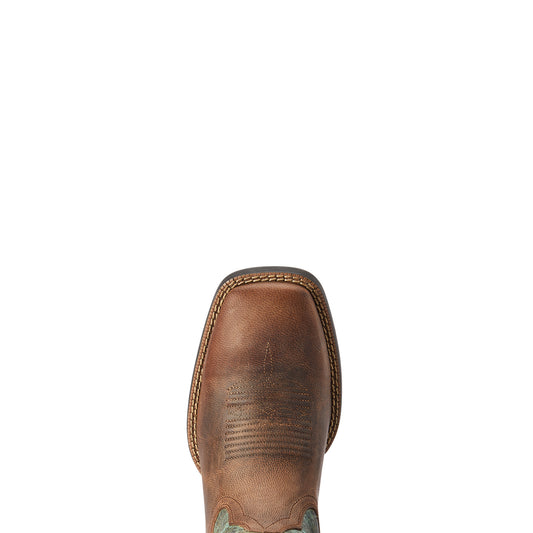 10042403 Ariat Mns Sport Rodeo Loco Brown/Roaring Turquoise