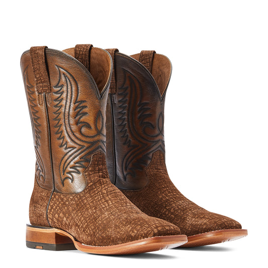 10042407 Ariat Mns Circuit Paxton Antique Tan Hippo Print/Copper Mountain