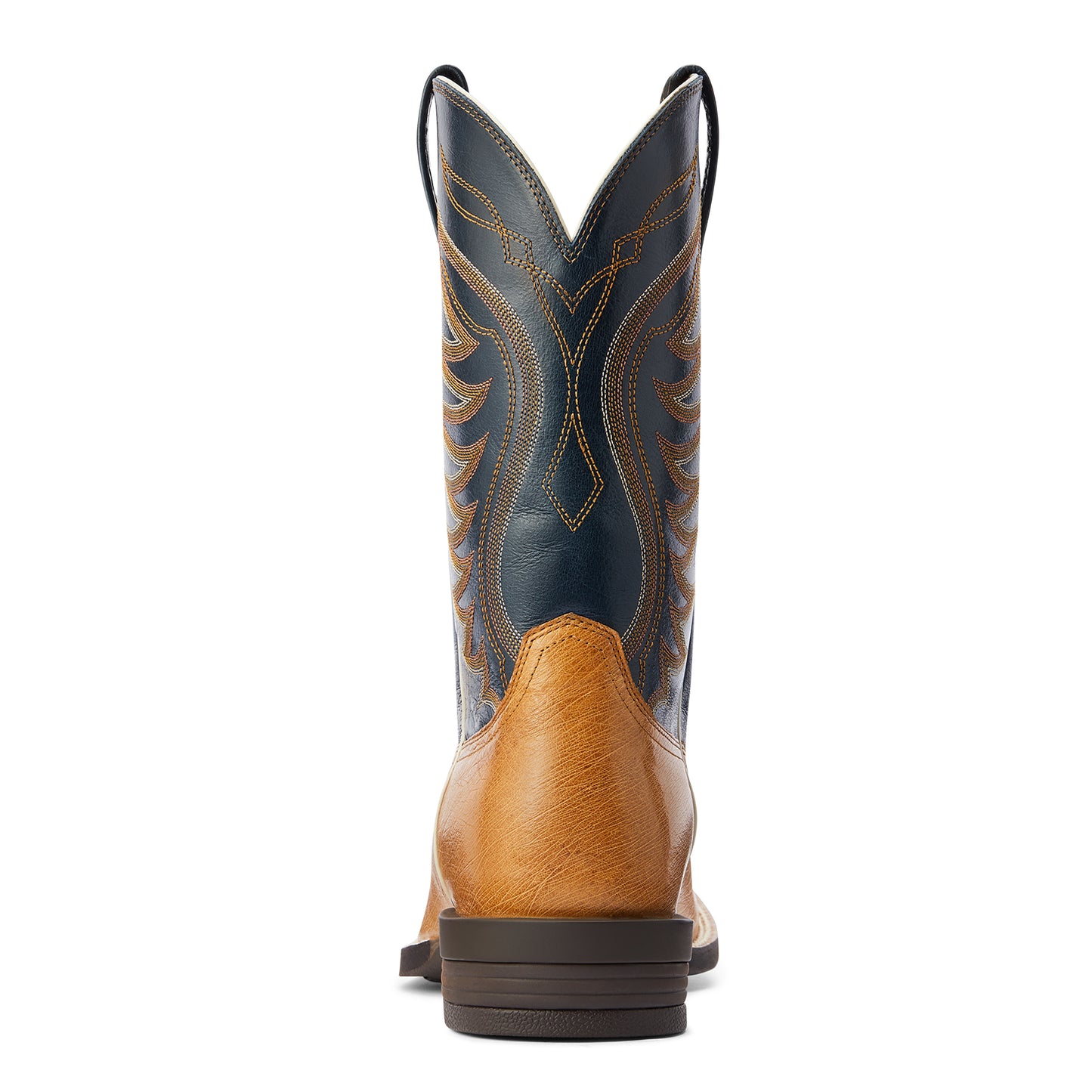 10042472 Ariat Mns Reckoning Antique Saddle Ostrich/Georgian Bay Boots