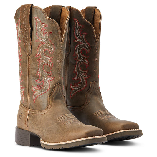 10042385 Ariat Wmns Hybrid Rancher Stretch Fit Pebble Boots