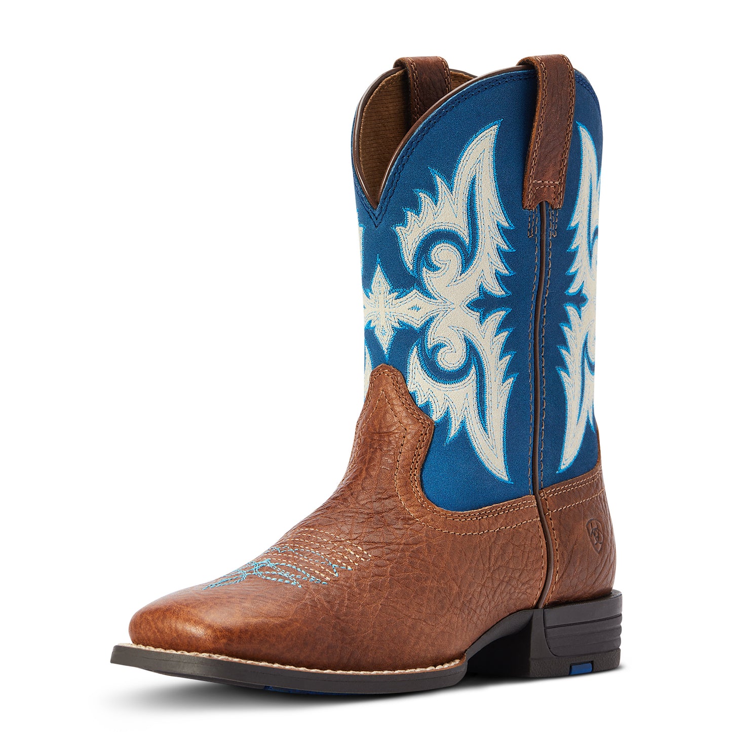 10042597 Ariat Yth Lonestar Blue Waves Boots