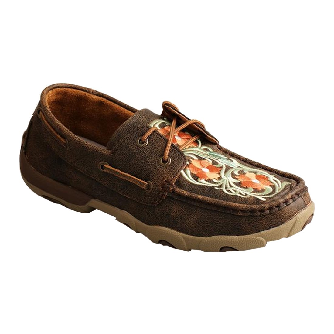 TCWDM0008 Twisted X Women's Flower Lace Up Moc