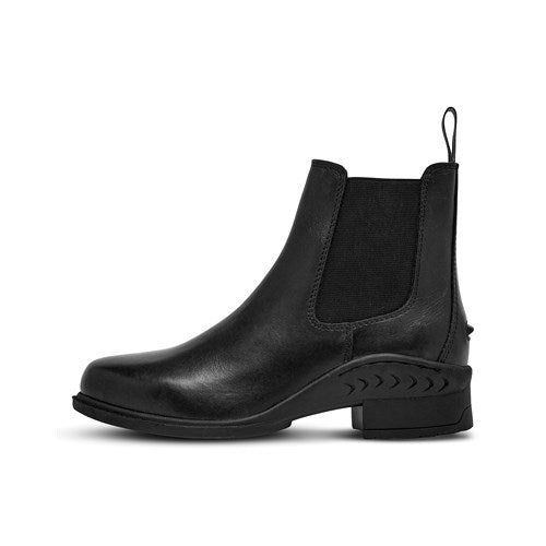FTW2510BK Huntington Ladies Elastic Sided Jodphur Boot Black Size 5-10