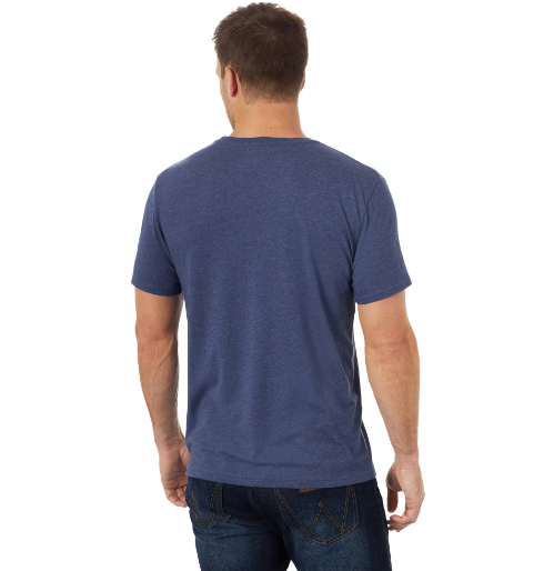 MQ6213B Blue Heather Mens Tee Shirt