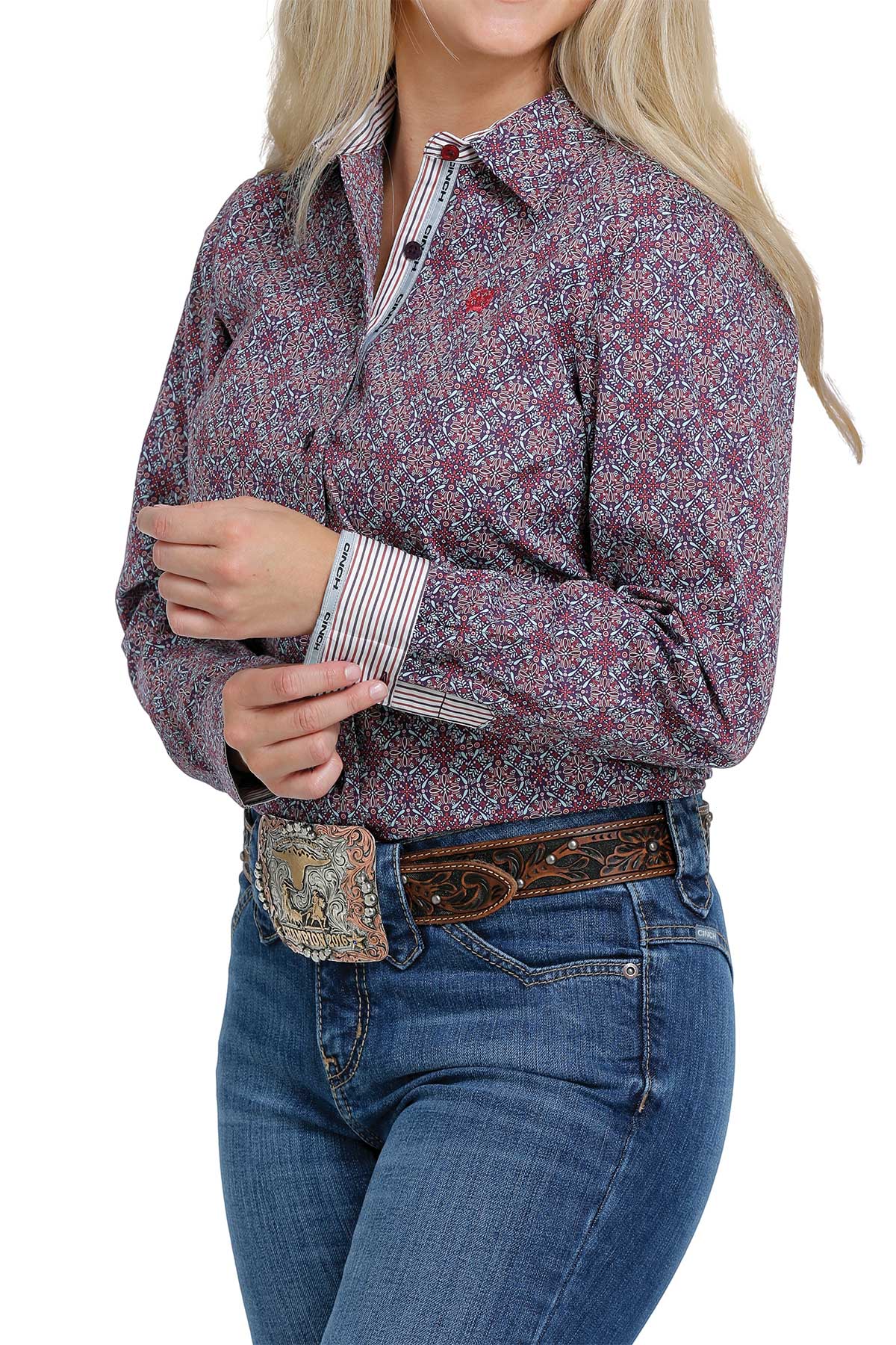 MSW9165006 Cinch Women's L/S Shirt