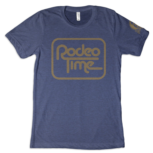 11400001 Dale Brisby Rodeo Time Tee Blue