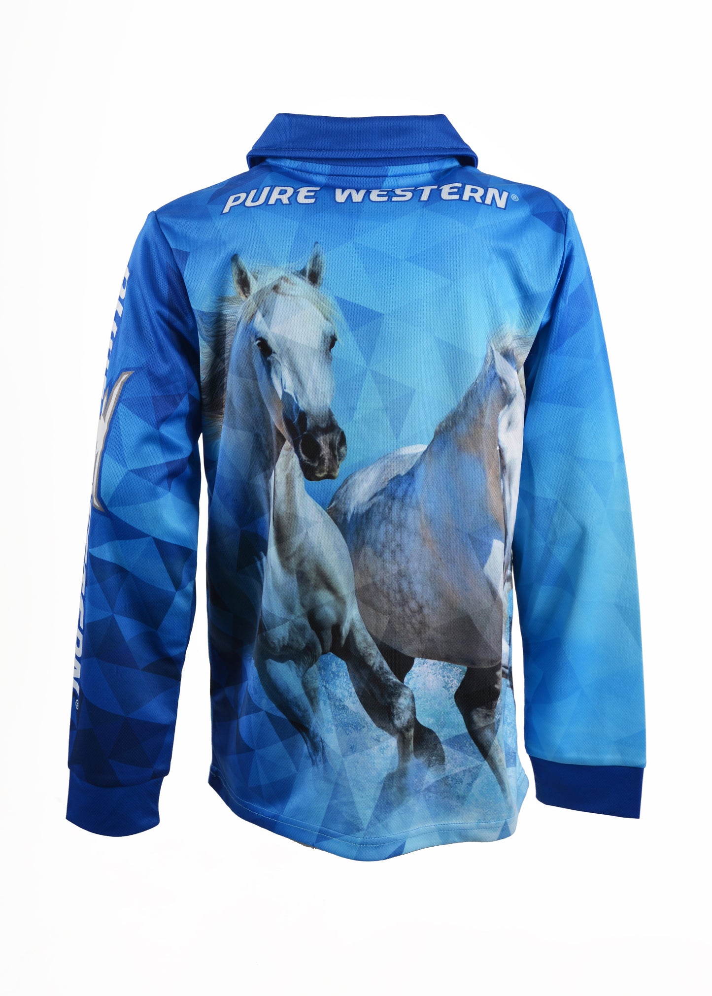 P1S5500620 Pure Western Girls Rhinestone Rider L/S