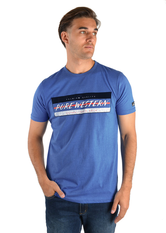 P2S1503594 Pure Western Mens Sutton S/S Tee