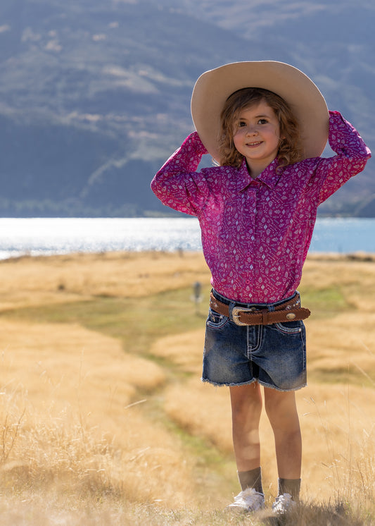 P2S5130628 Girls Callie Prints L/S Shirt