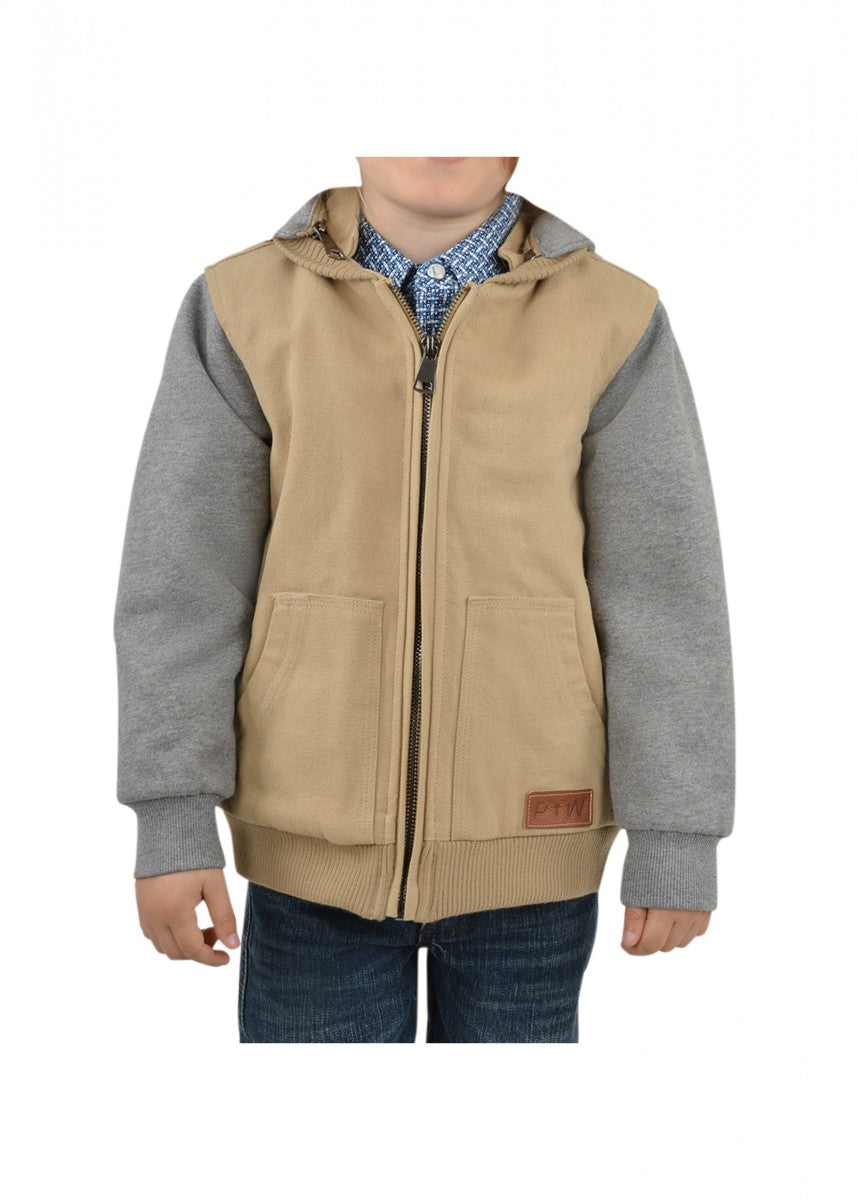 P2W3701527 Pure Western Boys Lewis Bomber Jacket